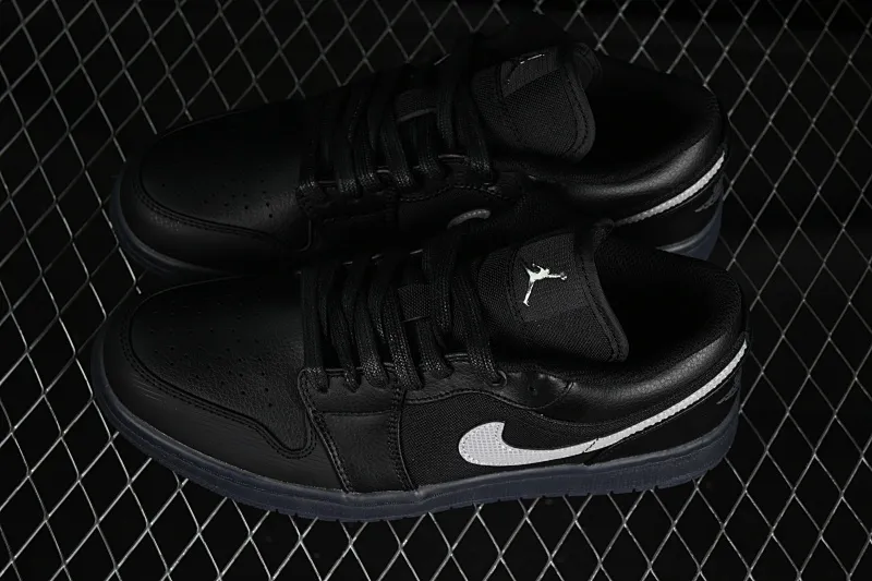 All categories Air Jordan Jordan series basketball shoes Air Jordan 1 Low G version pure original Air Jordan 1 Low AJ1 Joe 1 black and white canvas leather low-top cultural basketball shoes HV5968-001